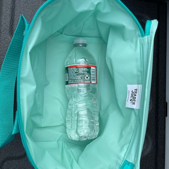 Trader Joe’s Mini Insulated Cooler Bag Teal - Picture 4 of 4